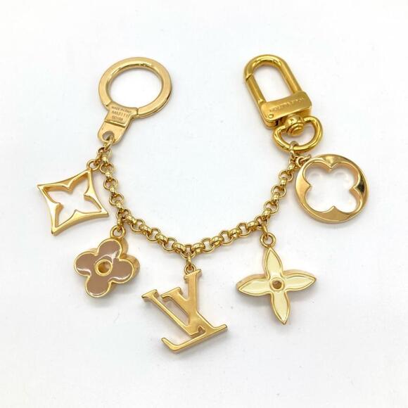 Louis Vuitton Fleur de Monogram Keychain M65111 Gold - Picture 3 of 7